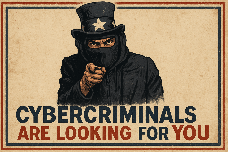 Cybercriminals are looking for you