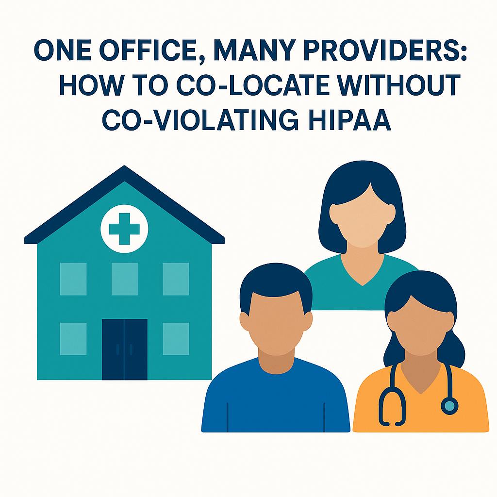One Office, Many Providers: How to Co-Locate Without Co-Violating HIPAA